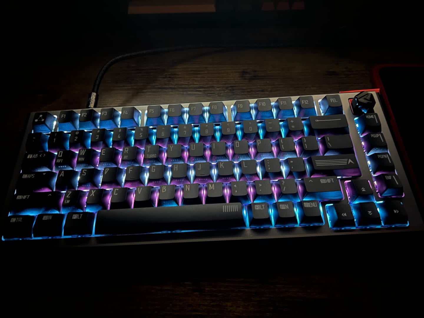 Customer photo review of A75 Ultra HE Magnetic Switch Custom Keyboard- Be Drunk, Be Ace