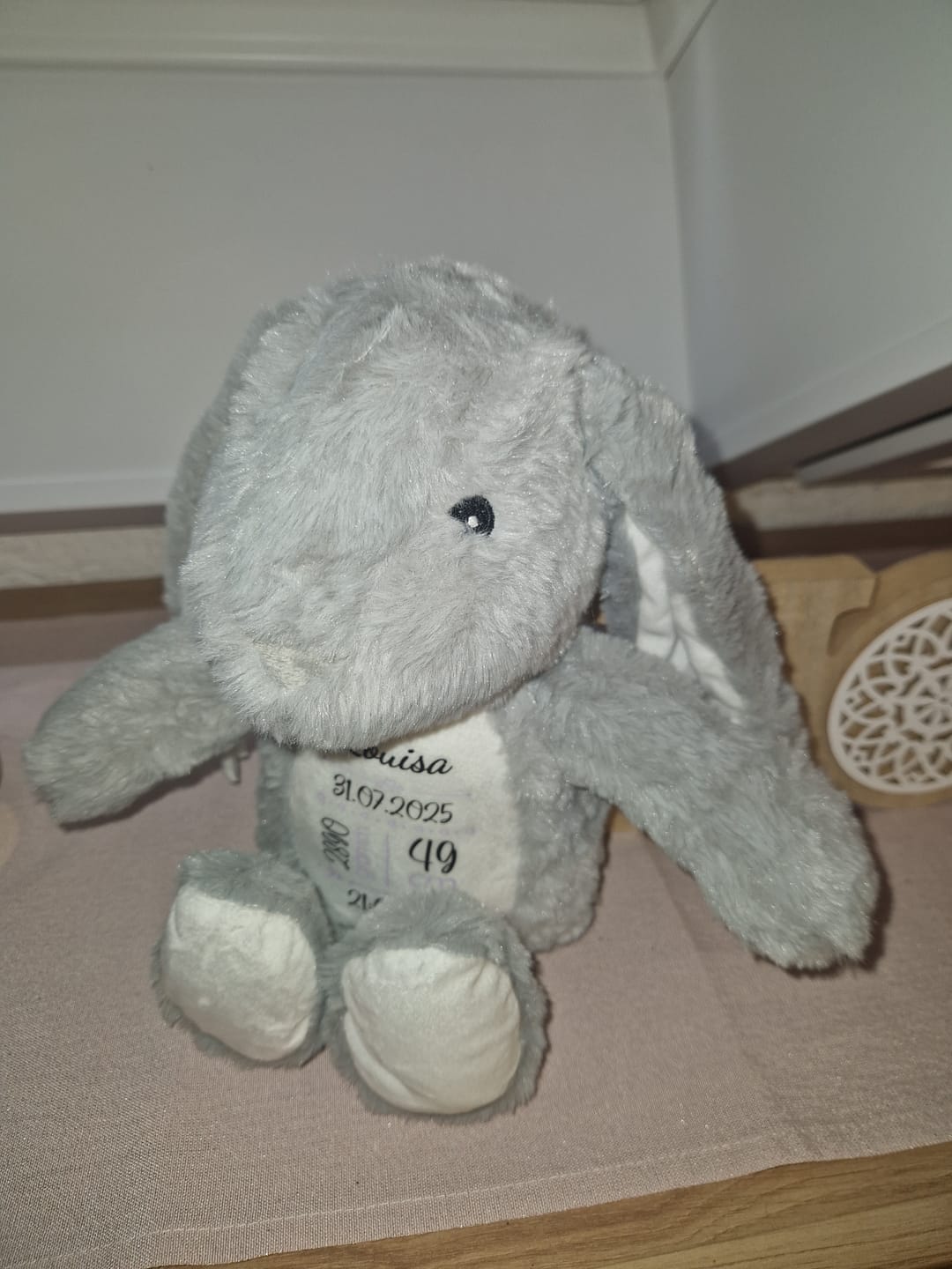 Customer photo review of Hasi - Kinder-Stoffhase