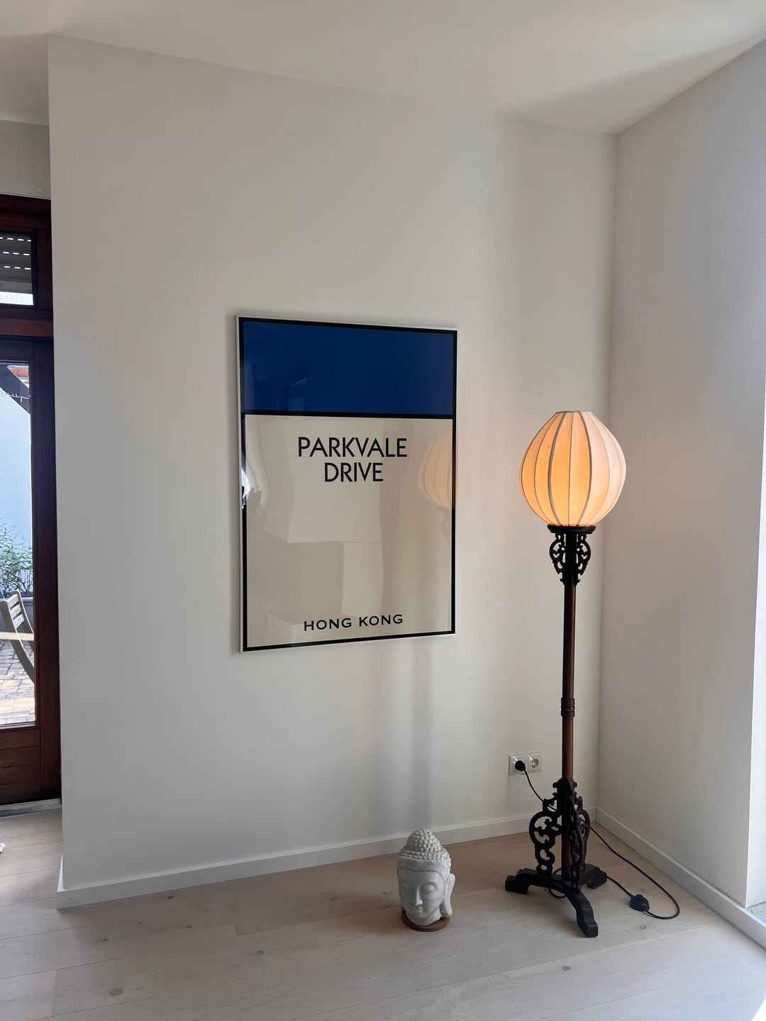Customer photo review of Personalised Street Name Print