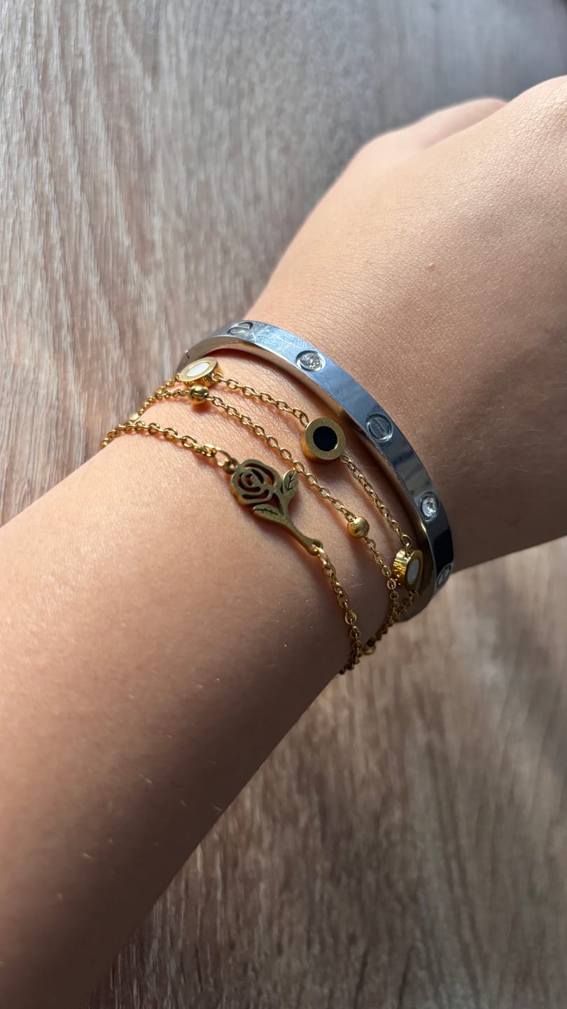 Customer photo review of Bratara Love - Argintiu