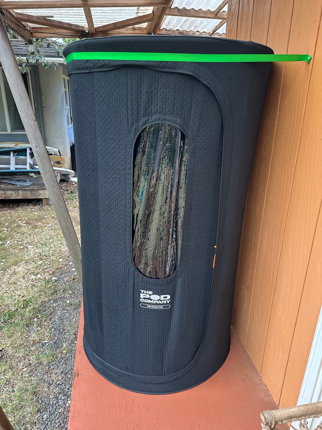 Customer photo review of The Sauna Pod