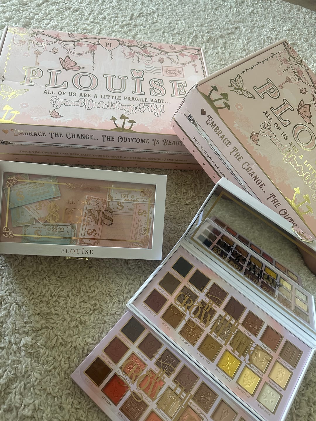 Revue de photos client de la palette de fards à paupières neutres If The Crown Fits de P. Louise