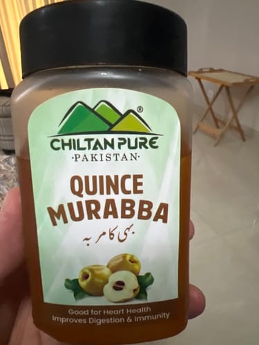 Customer photo review of Quince (Fruit of Paradise) Bahi Murabba Safarjal Murabba (بہی کا مربہ) – Fibre- Rich, Good for Heart Health, Improves Digestion & Beneficial for Expectant Women