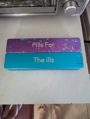 Customer photo review of Weekly AM-PM Vitamin XL Case 2.0