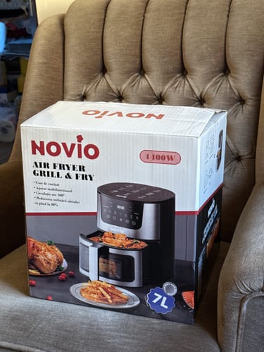Customer photo review of Air Fryer Novio Grill & Fry