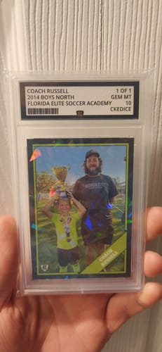 Customer photo review of Custom Graded Card