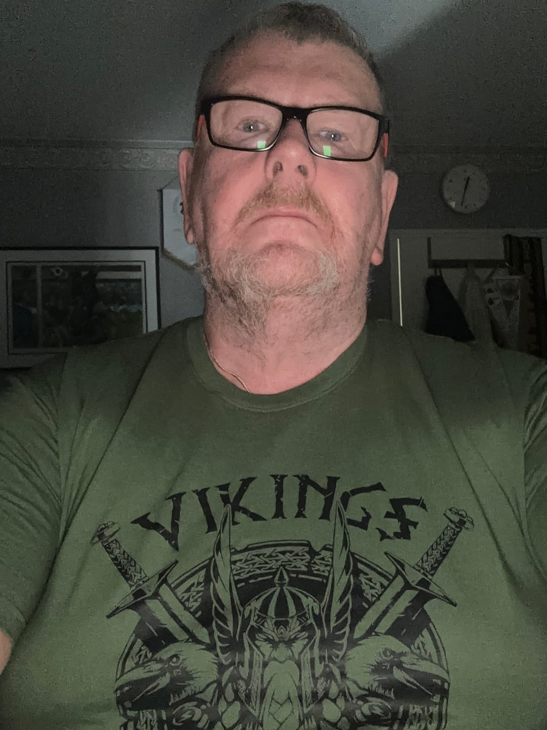 Customer photo review of Viking Odin T-shirt