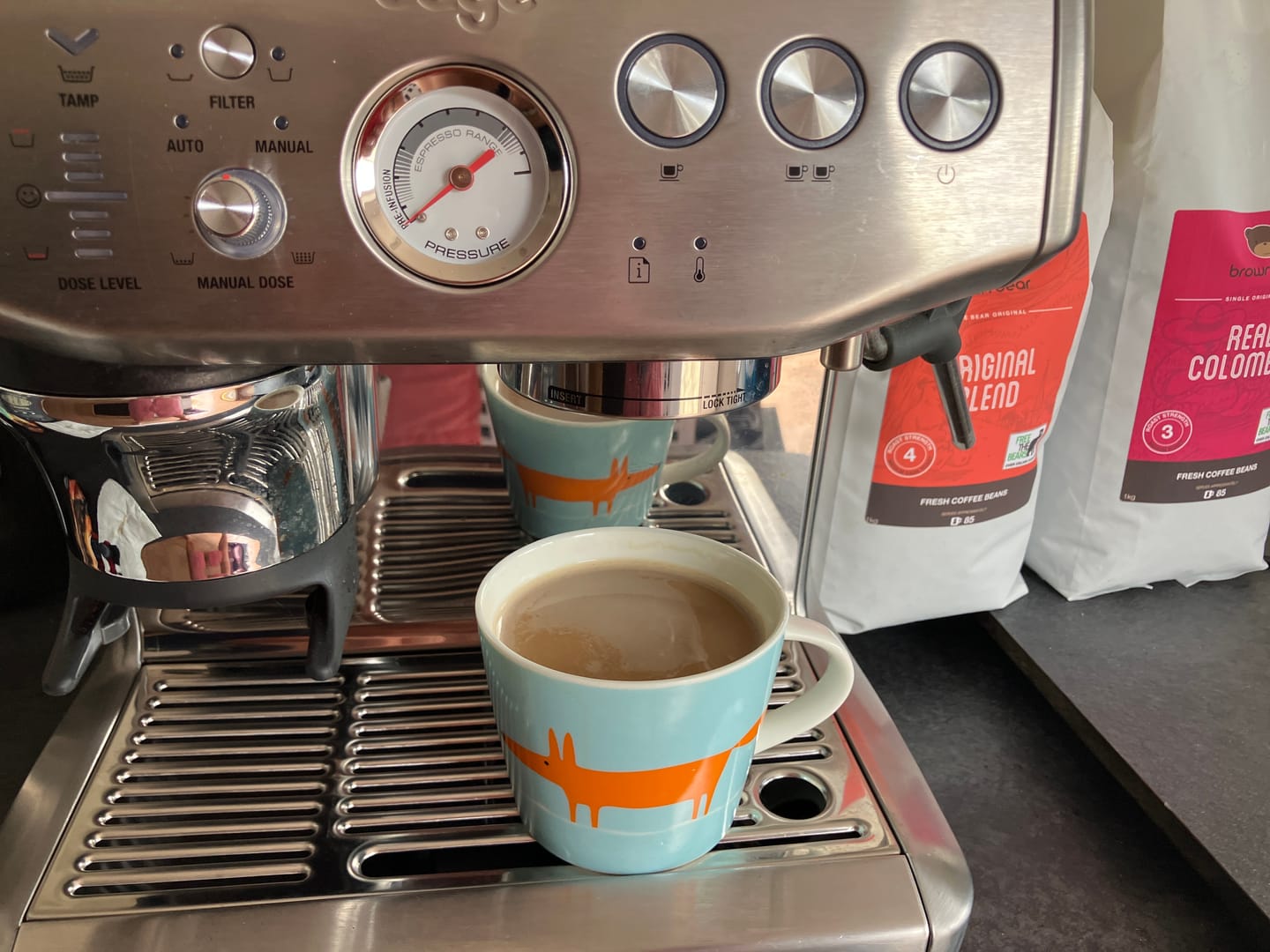 Customer photo review of Colombian Coffee - Medium Roast - Strength 3 - Real Colombia