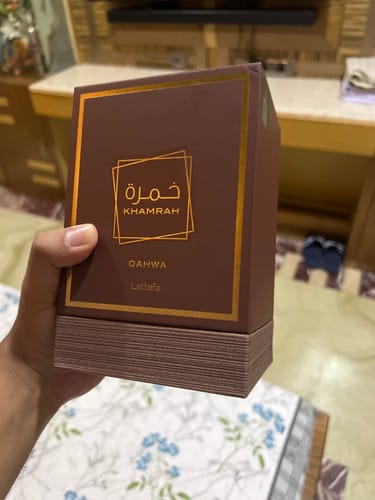 Customer photo review of Lattafa Khamrah Qahwa Eau De Parfum For Unisex