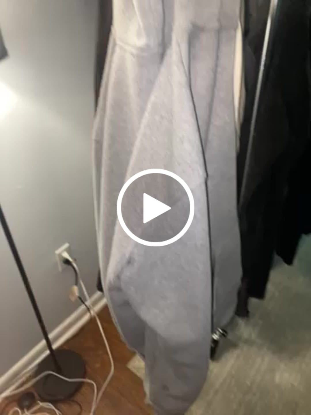 Customer video review of Raybee 75"W x 68"H Double Rolling Clothes Rack with Wheels,630LBS Heavy-Duty Commercial Garment Rack, For Bedroom