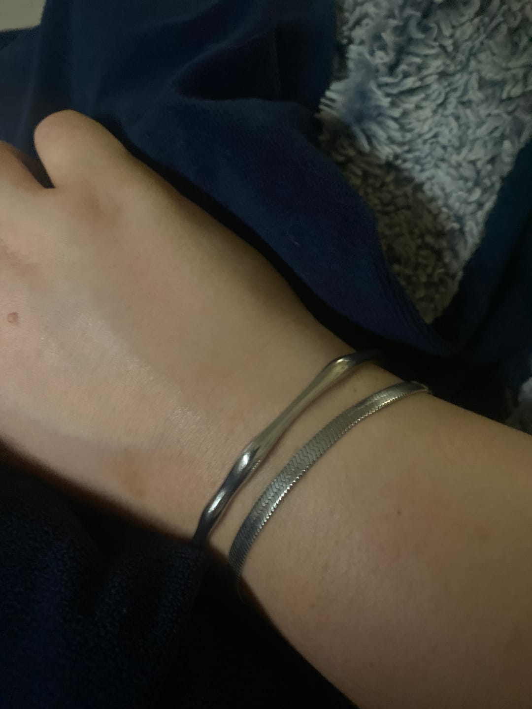 Customer photo review of Bamboo Bangle