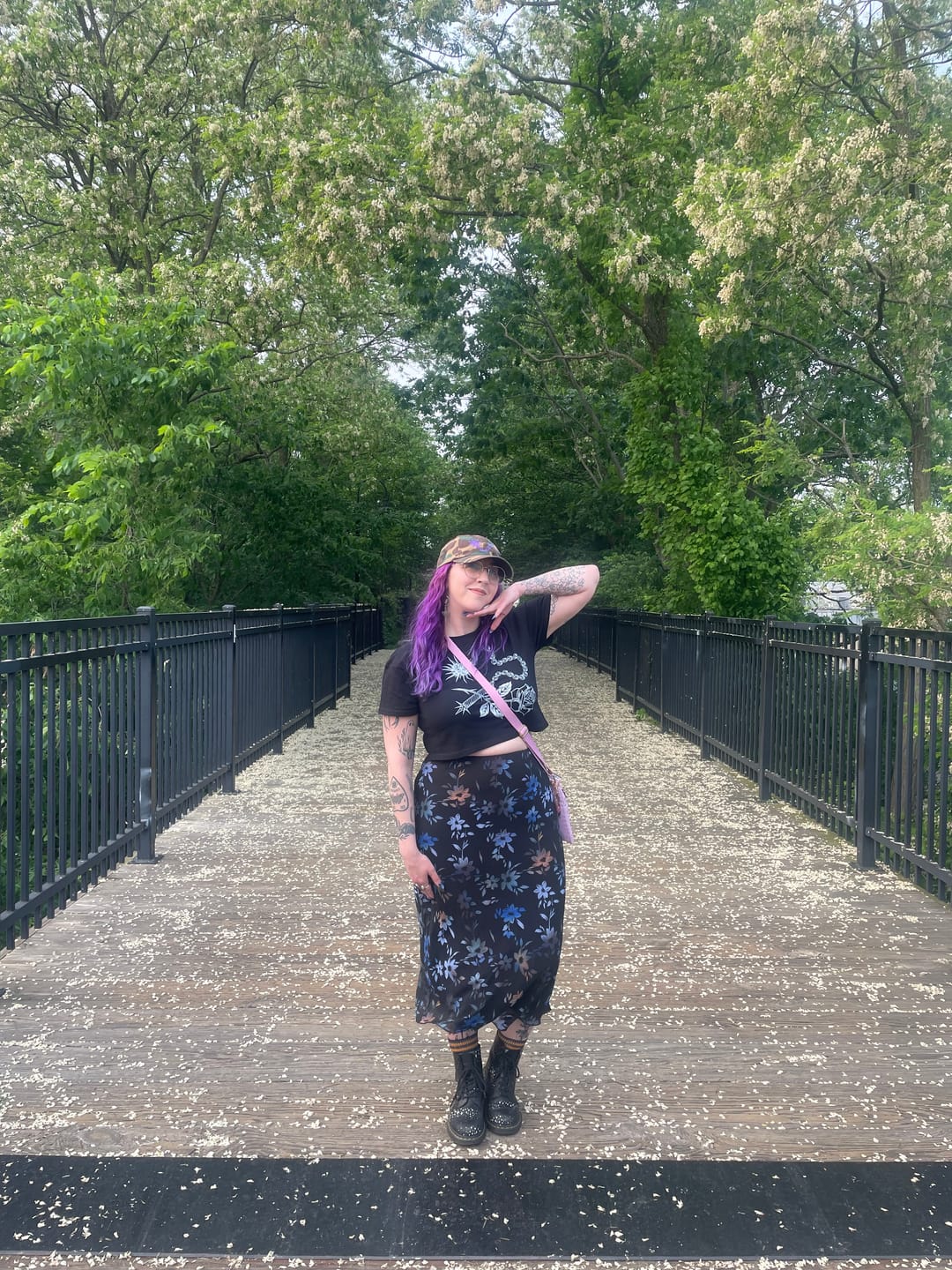 Customer photo review of Doom&Swoon Crop Tee