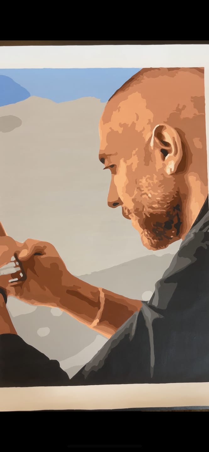Customer photo review of Customized Paint by Numbers Kit - Paint Your Own Photo