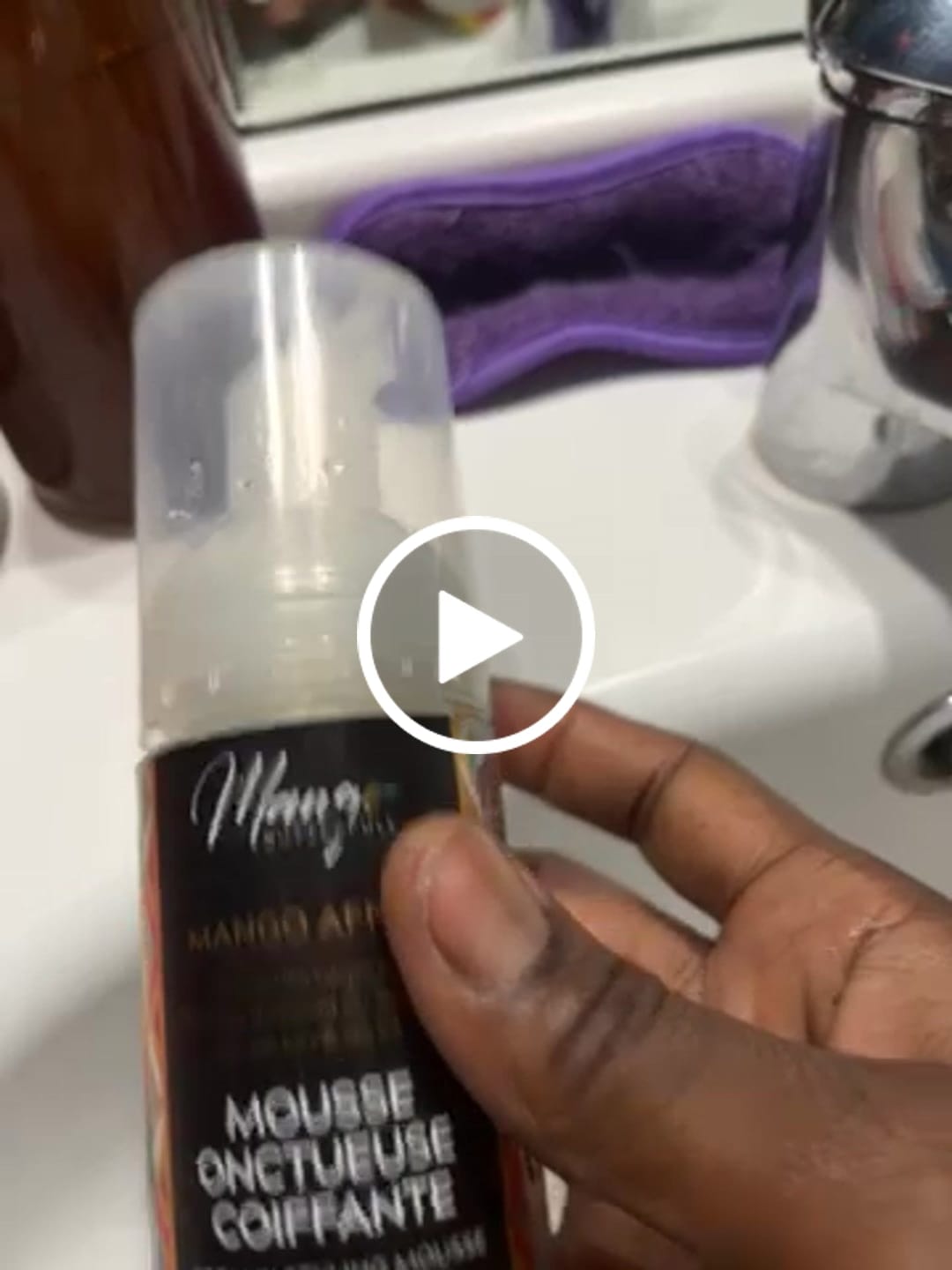 Customer video review of Mousse coiffante onctueuse - MANGO AFRIKA
