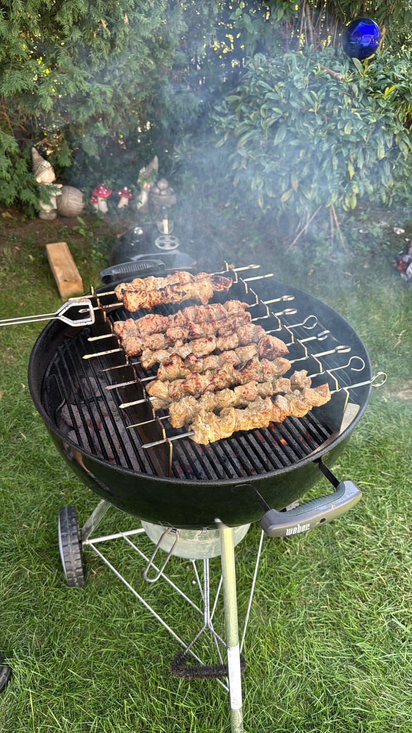 Customer photo review of Schweine-Schaschlik Knoblauch-Pfeffer – würzig & traditionell | mySchaschlik