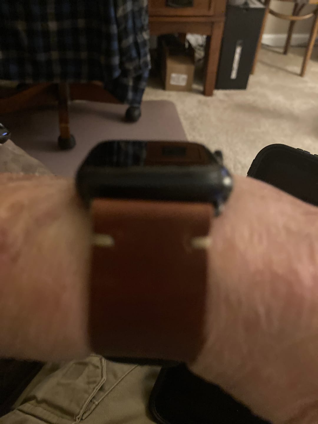 Customer photo review of Horween English Tan Dublin | Natural Thread