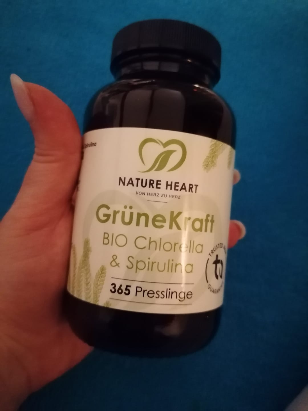 Customer photo review of Grüne Kraft - Bio Chlorella & Spirulina