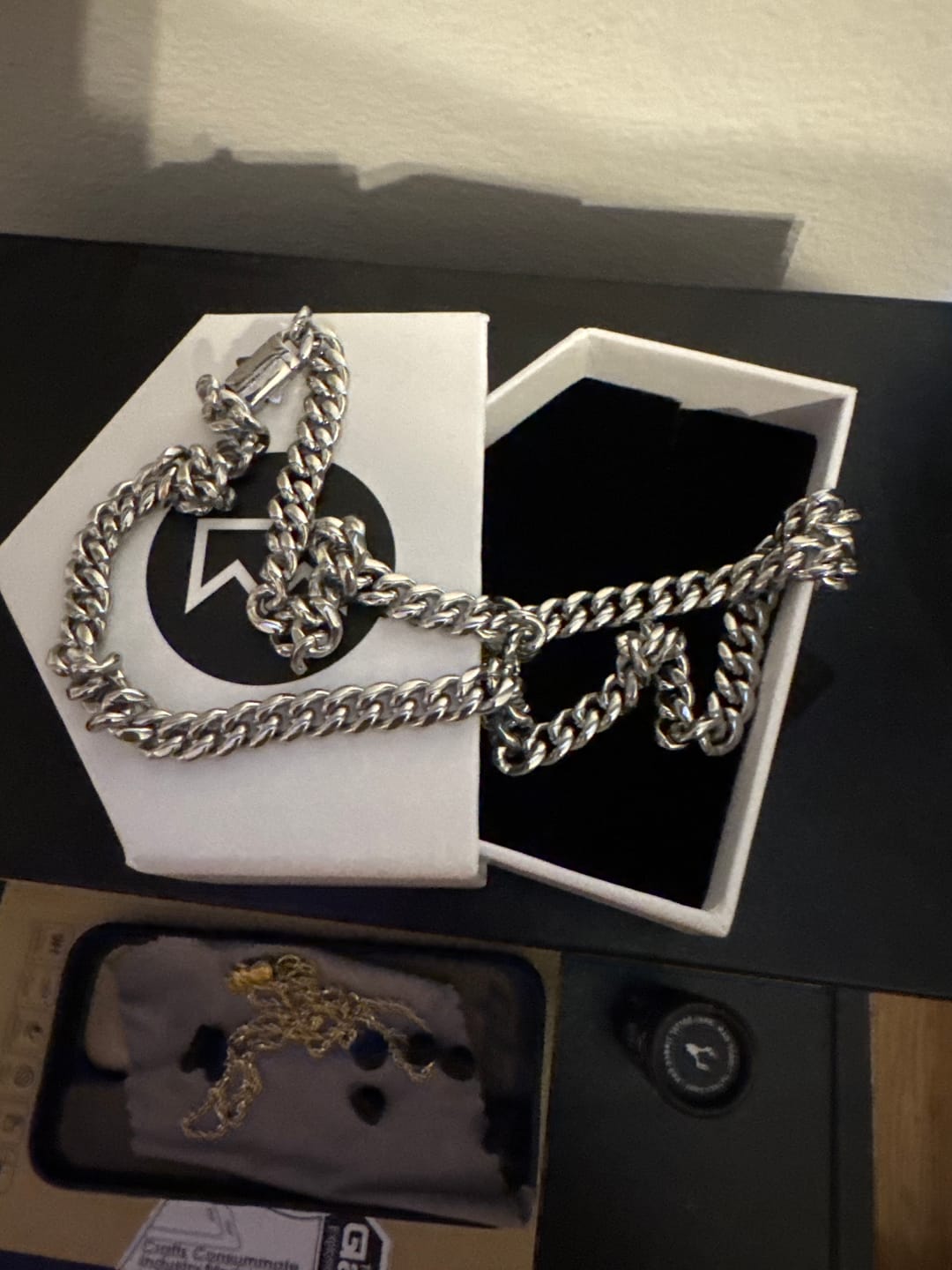 Customer photo review of "Unbreakable" Cuban (Silver) 8mm