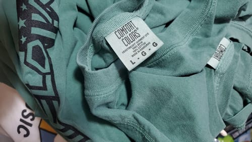 Customer photo review of Shield Branded Pocket Tee