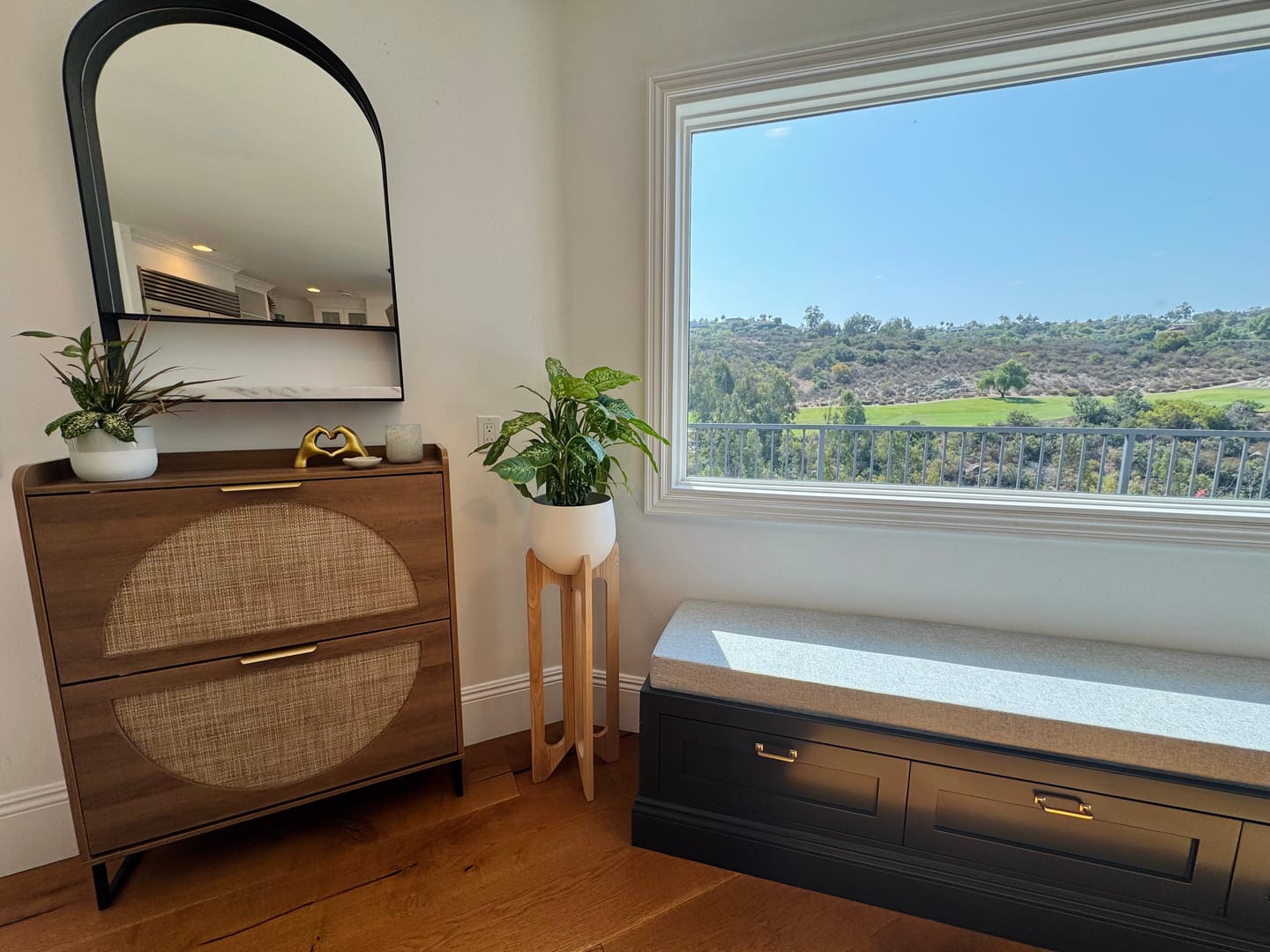 Customer photo review of Arches Plant Stand + Pot