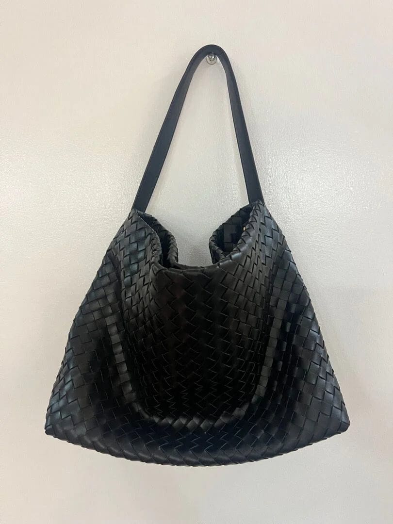Customer photo review of Margaret Woven Tote Bag
