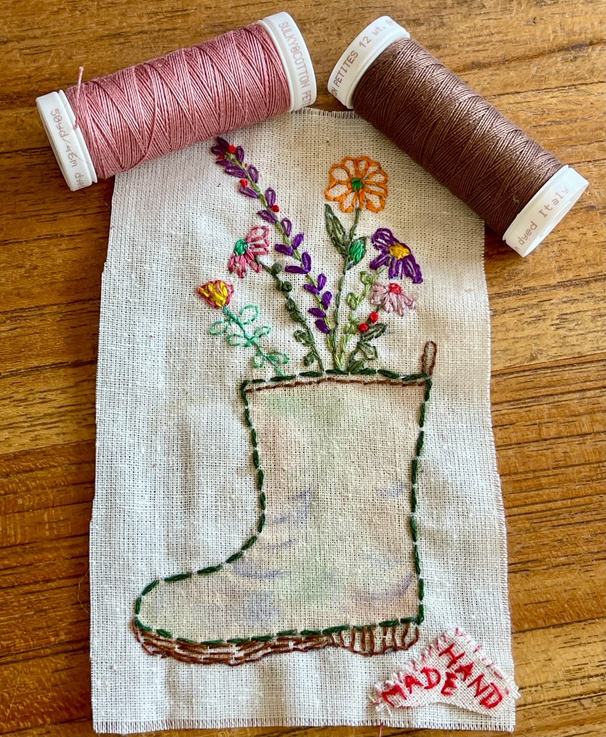 Customer photo review of Silky Cotton Petites 12 no. 1304 Dewberry