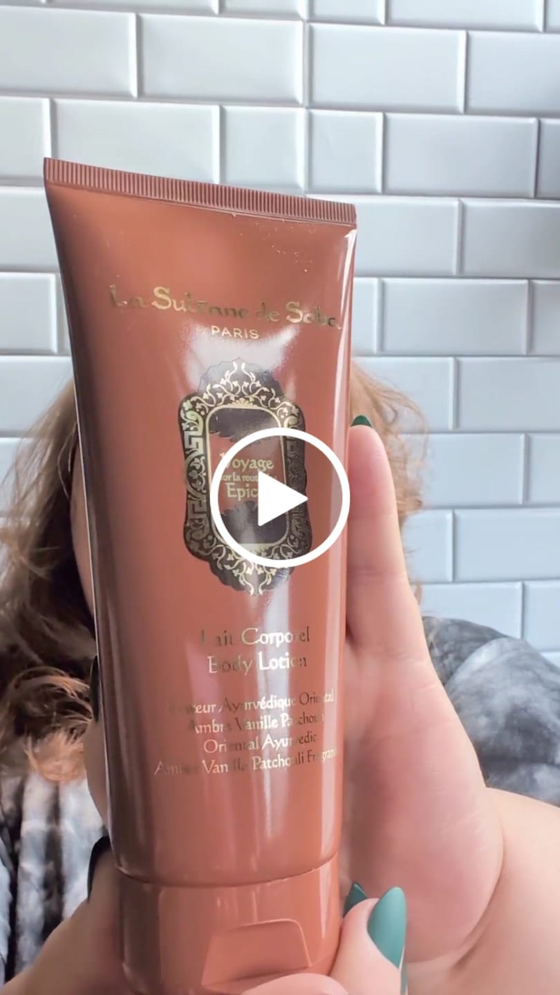 Customer video review of Body Lotion - Ayurvedic Treatment - Amber Vanilla Patchouli Journey To The Spices Route