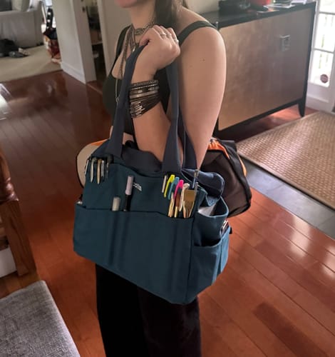 Customer photo review of Soolla® Studio Bag, Aquamarine
