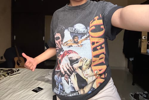 Customer photo review of SCARFACE TEE