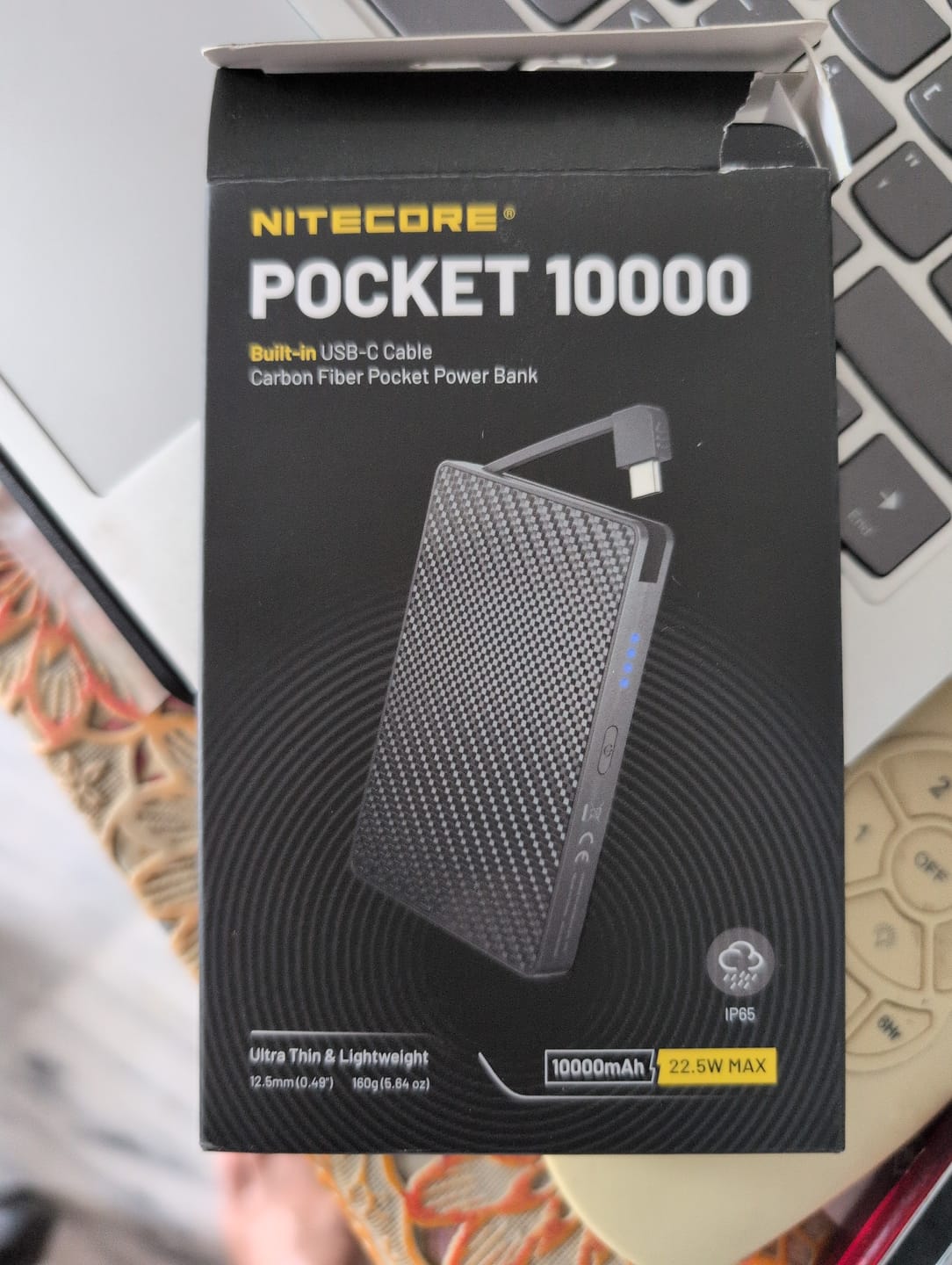 Customer photo review of Pocket 10K (10,000mAh 3A 22.5W)