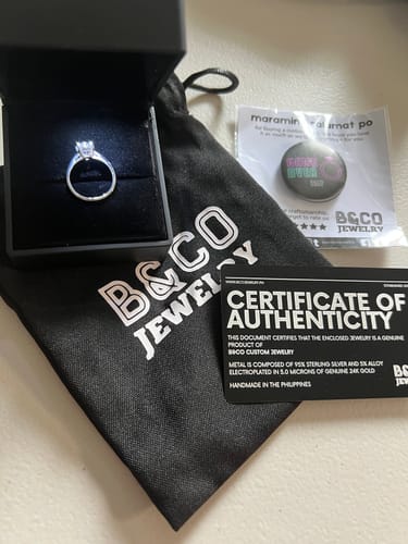 Customer photo review of 1ct Classic Solitaire Engagement Ring (ON HAND)