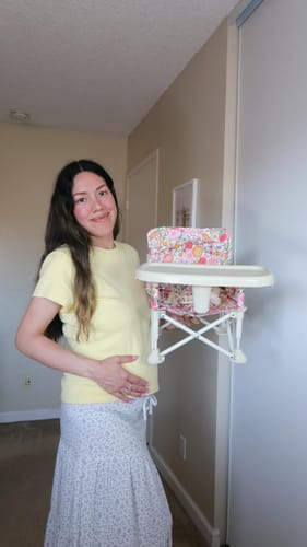 Customer photo review of Paloma portable booster chair V2