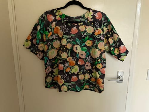 Customer photo review of 3 Metres Premium Cotton Lawn With Sateen Finish - 45" Wide -Floral