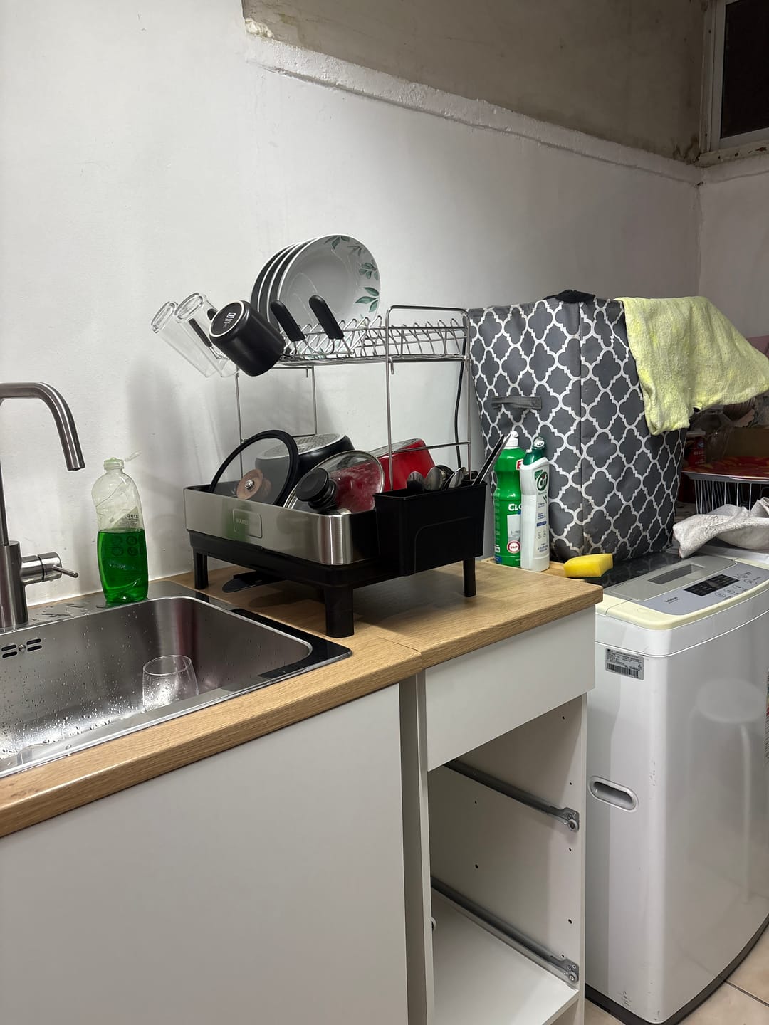 Customer photo review of Escurridor De Platos Inoxidable De 2 Niveles Organizador De Cocina