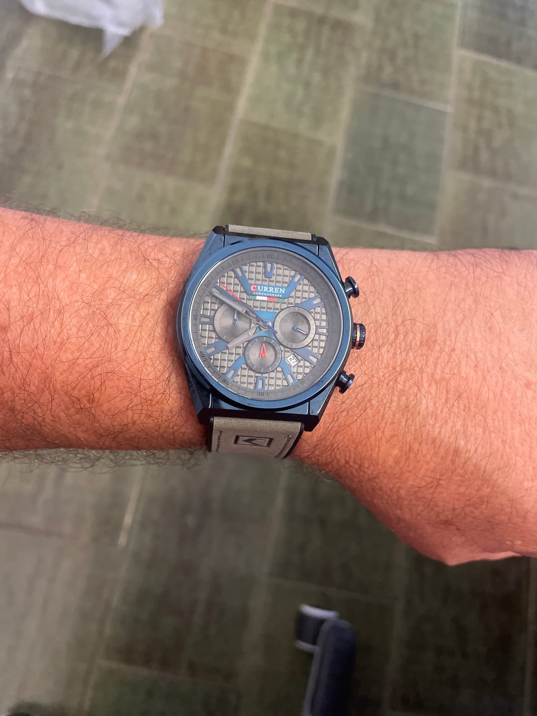 Customer photo review of Curren Corsa® orologio uomo pelle