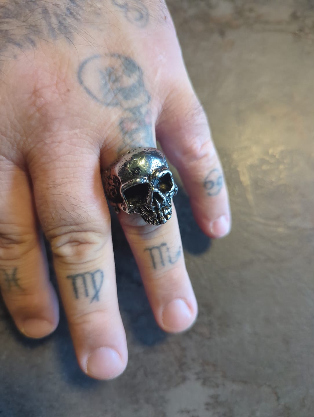 Customer photo review of ANCIENT SKULL.