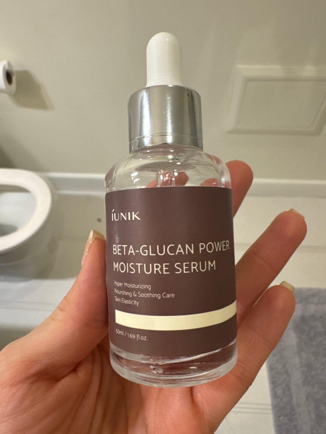 Customer photo review of Beta - Gluten Power Moisture Serum