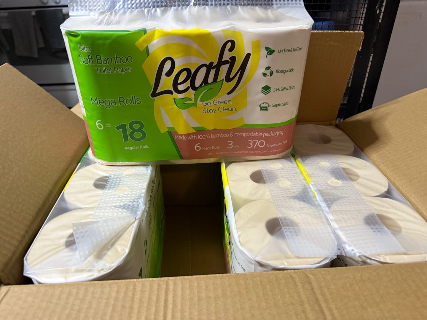 Customer photo review of Business Essential Toilet Paper 80 Single Roll Box