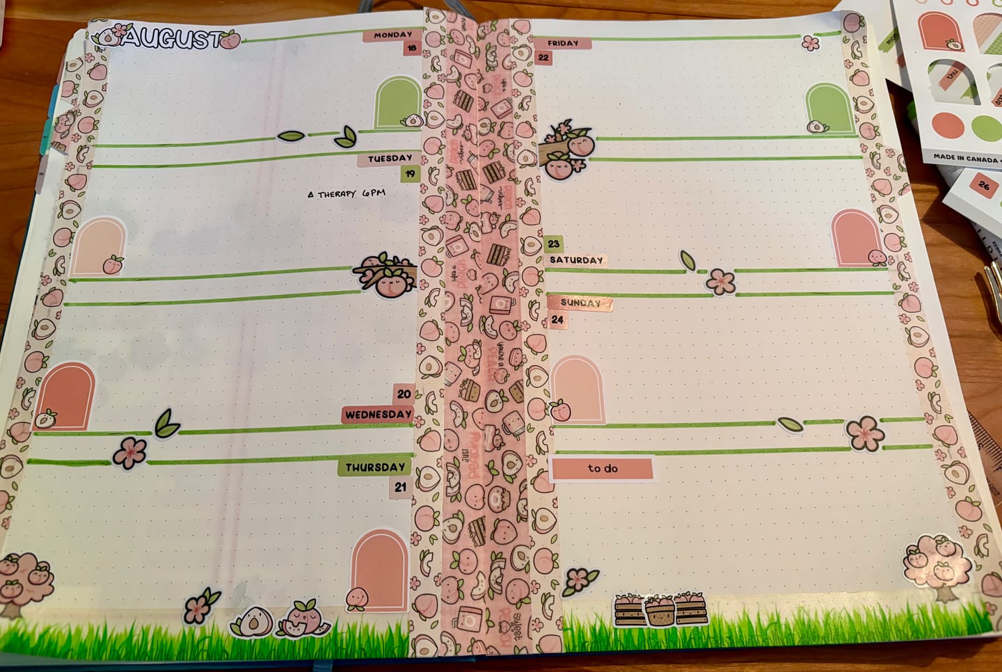 Customer photo review of Just Peachy Washi Tapes (Set of 2)