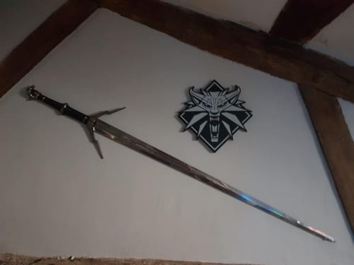 Customer photo review of Geralt of Rivia's Silver Sword - The Witcher Sword