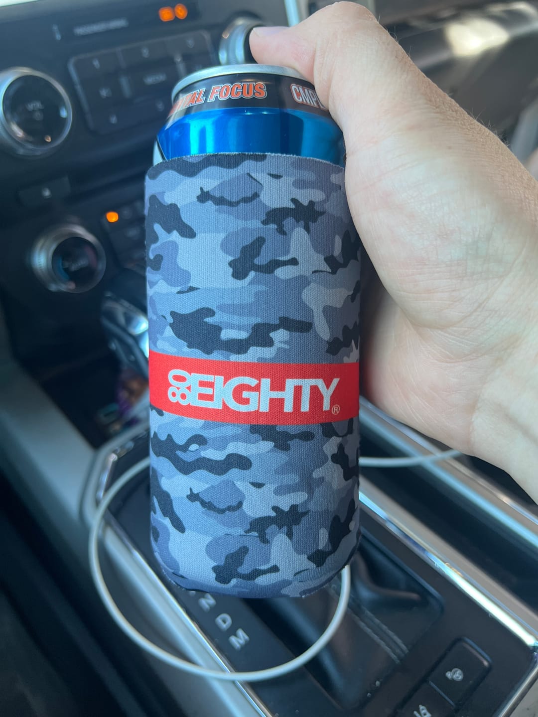 Customer photo review of 80Eighty® Camo Slim Koozie