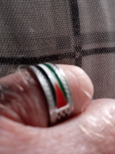 Customer photo review of Palestine Heritage Ring