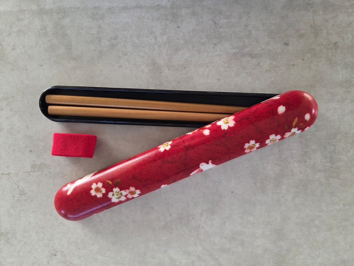 Customer photo review of Sakura Rabbit Chopsticks Set | Red