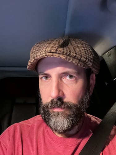 Customer photo review of Wool Newsboy Cap