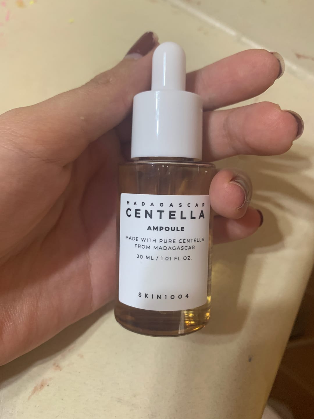 Customer photo review of Madagascar Centella Ampoule