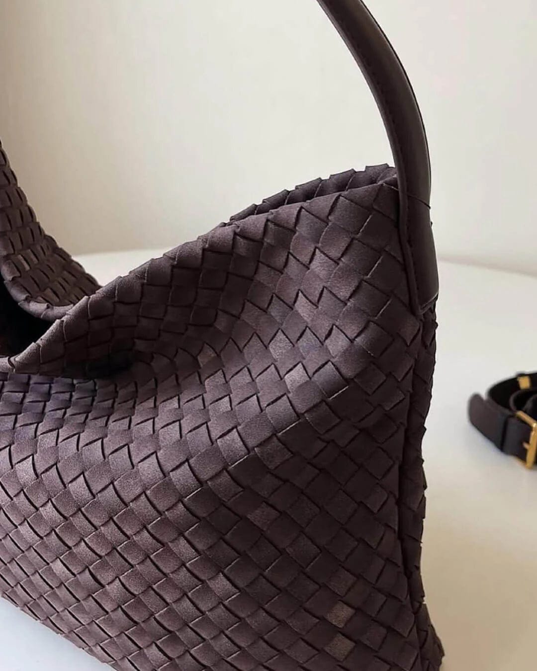 Customer photo review of Chelsea Suede Tote Bag