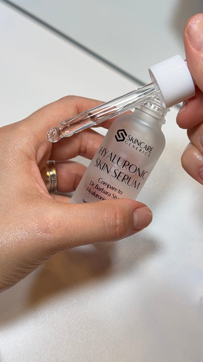 Customer photo review of HYALURONIC SKIN SERUM | PLUMPING HYDRATION
