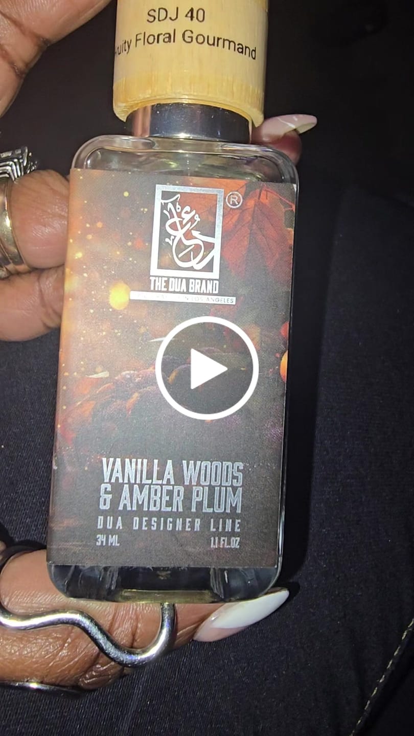 Customer video review of Vanilla Woods & Amber Plum
