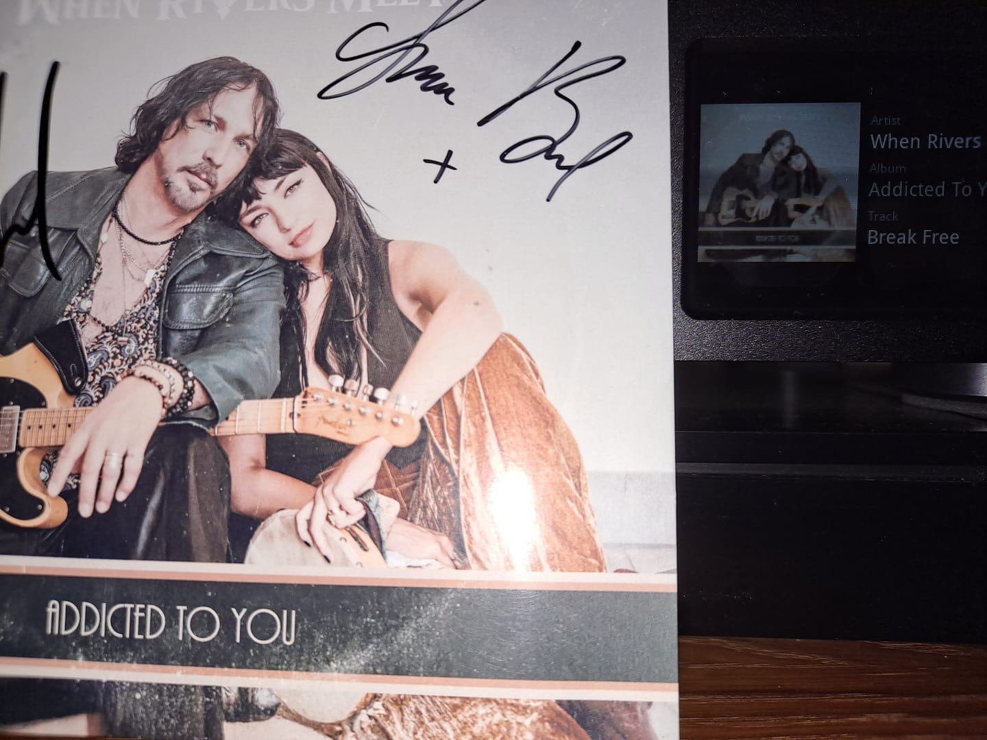 Customer photo review of ADDICTED TO YOU ~ SIGNED CD