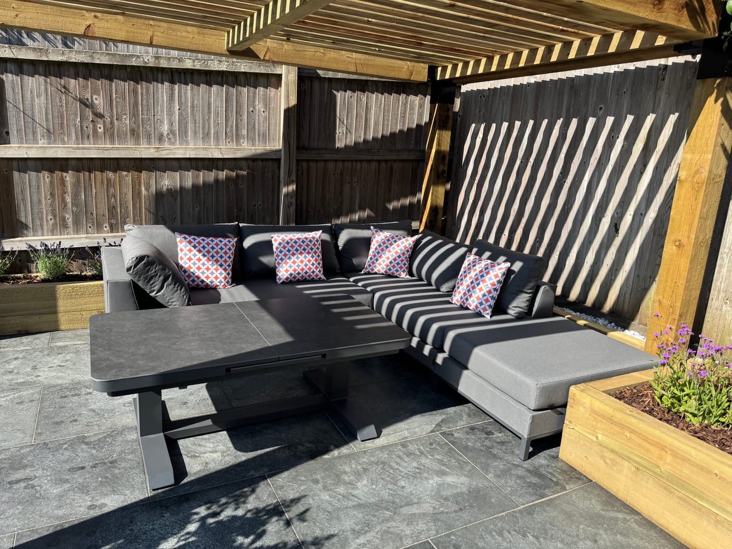 Customer photo review of Outdoor Garden Waterproof Cushion - Bahia